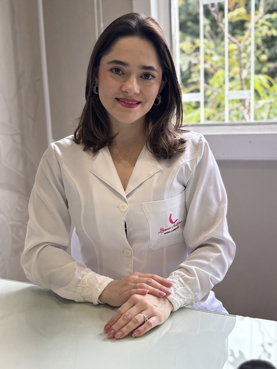 Luana Callegaro em atendimento